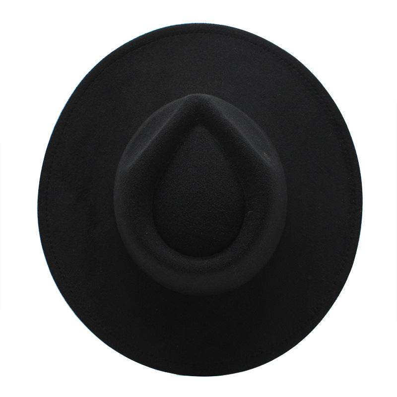 New Woolen Casual Fedora Hat - Mubimart