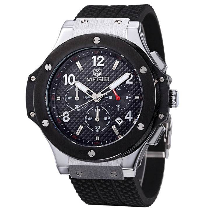 Watches Men Luxury Quartz Wrist Watch Male Sports Military Chronograph Watches - Mubimart