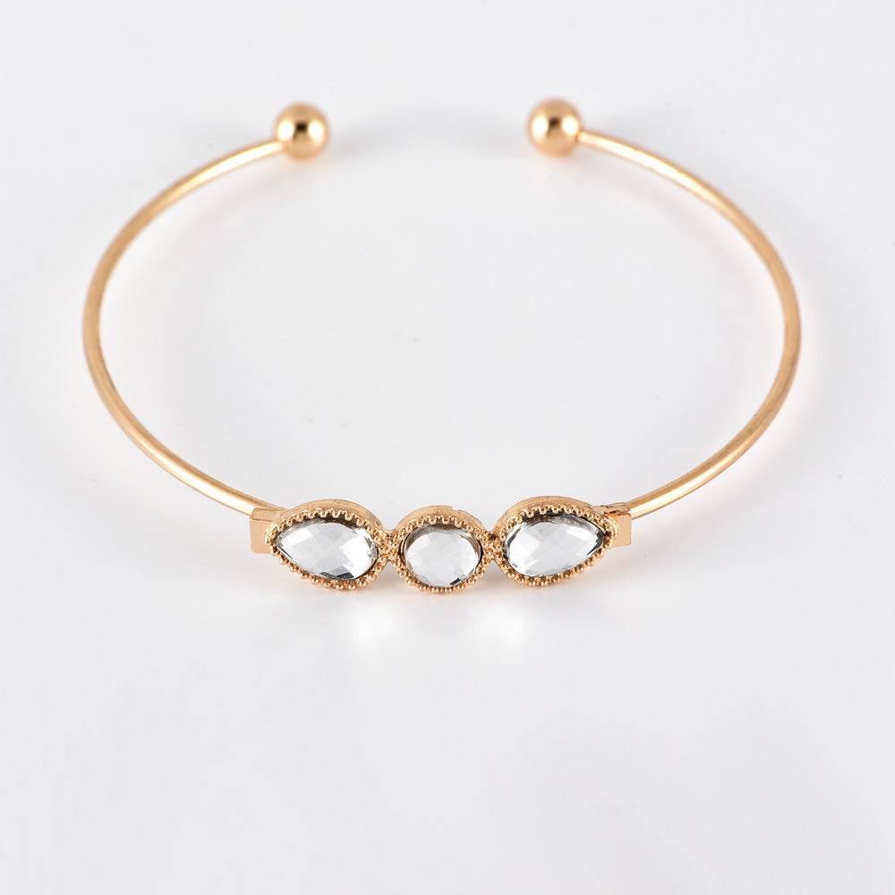 Diamond Bangle Bracelet Set - Mubimart