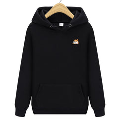 Hooded pullover sweater