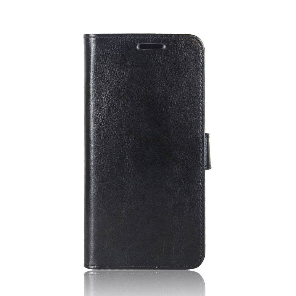 Crazy Horse Print Wallet Leather Case - Mubimart