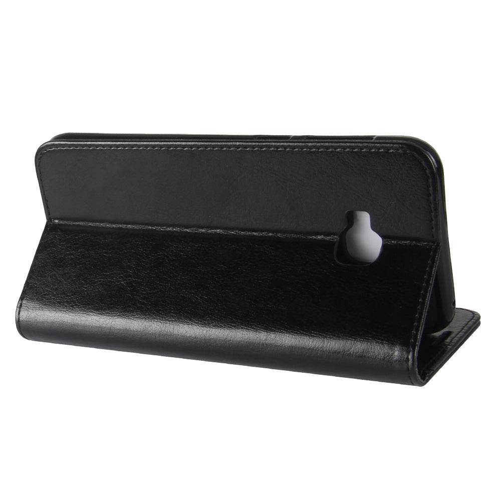 Crazy Horse Print Wallet Leather Case - Mubimart
