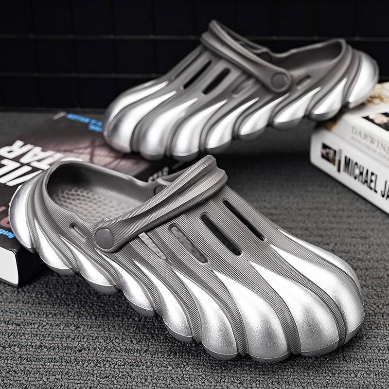 Outdoor Slipper With Thick Soles - Mubimart