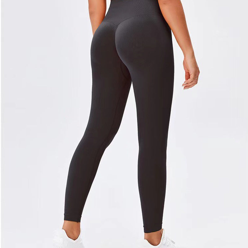 Naadloze leggings Yogabroeken Buikcontrole Workout Hardloop Yogaleggings Voor Vrouwen