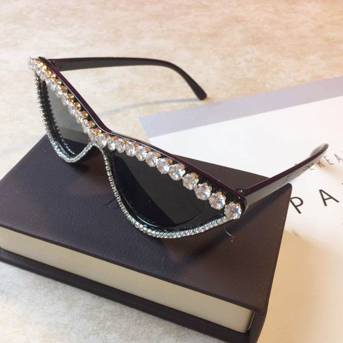 Luxury Diamond Cat Shades Sunglasses Women - Mubimart