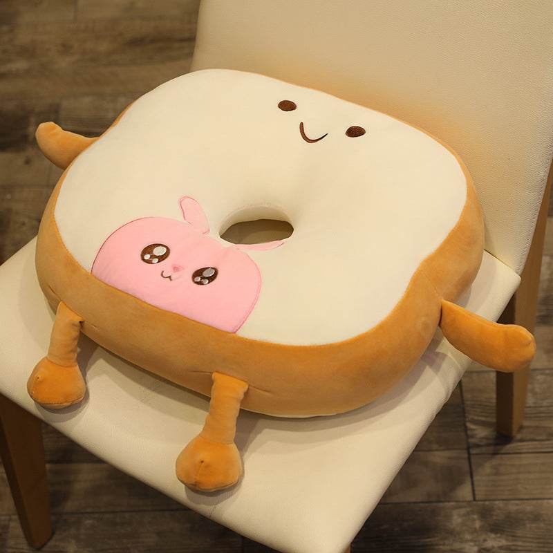 Cute Cartoon Fruit Animal Bread Futon Mat Creative Sliced Toast Floor Mat Pillow Cushion - Mubimart