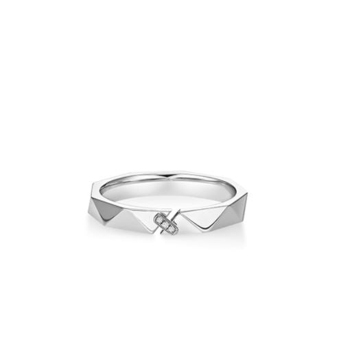 Couple Ring Sterling Silver Paper Short Couple