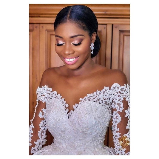 Custom Wedding Gown Bridal Dresses - Mubimart