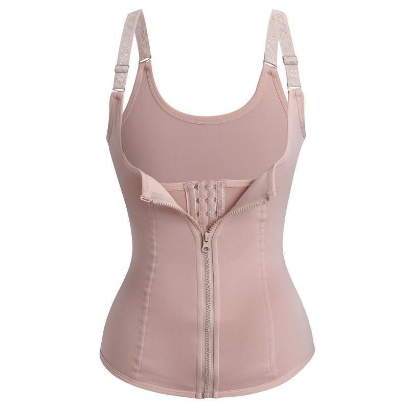 Adjustable Zipper Waist Shaper & Trimmer - Mubimart - Waist Shaper 