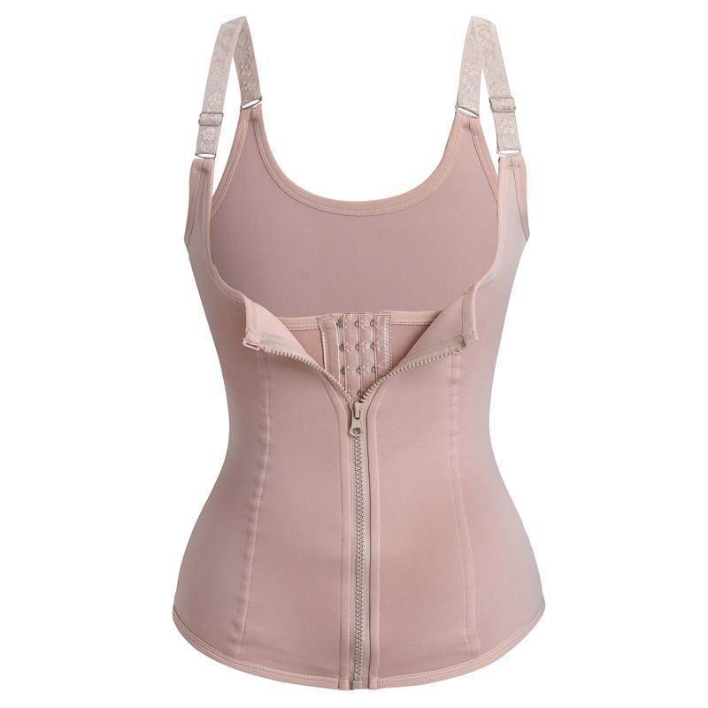 Adjustable Zipper Waist Shaper & Trimmer - Mubimart