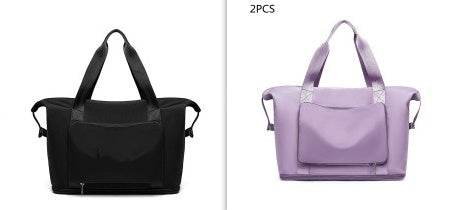 Foldable Large Capacity Women Gym Bags Shoulder Bag Women Training Travel Handle Handbag Yoga Sport Crossbody Tote Bag Women - Mubimart