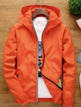 Autumn Spring Jackets Men Bomber Jacket Male Casual Coat For Men Wind Breaker New Hooded Jacket Men'S Windbreaker - Mubimart