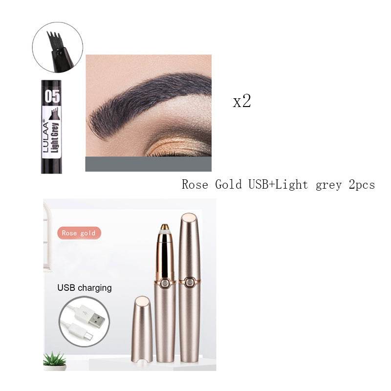 Electric Eyebrow Repairer Not Blooming Liquid Eyeliner - Mubimart
