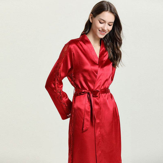 Women's Fashion Lace Nightgown - Mubimart