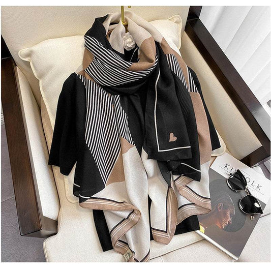 Fashionable Casual Accessories Women's Silk Scarves - Mubimart