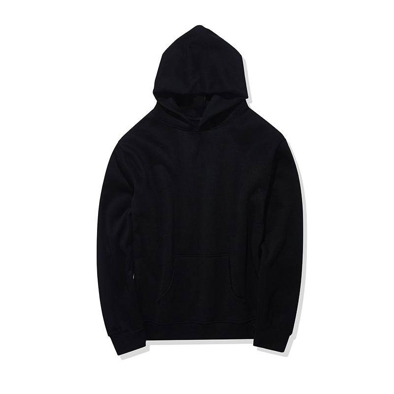 Male and men's sweater autumn new color plus velvet oversize off shoulder Mens Hoodie tide - Mubimart