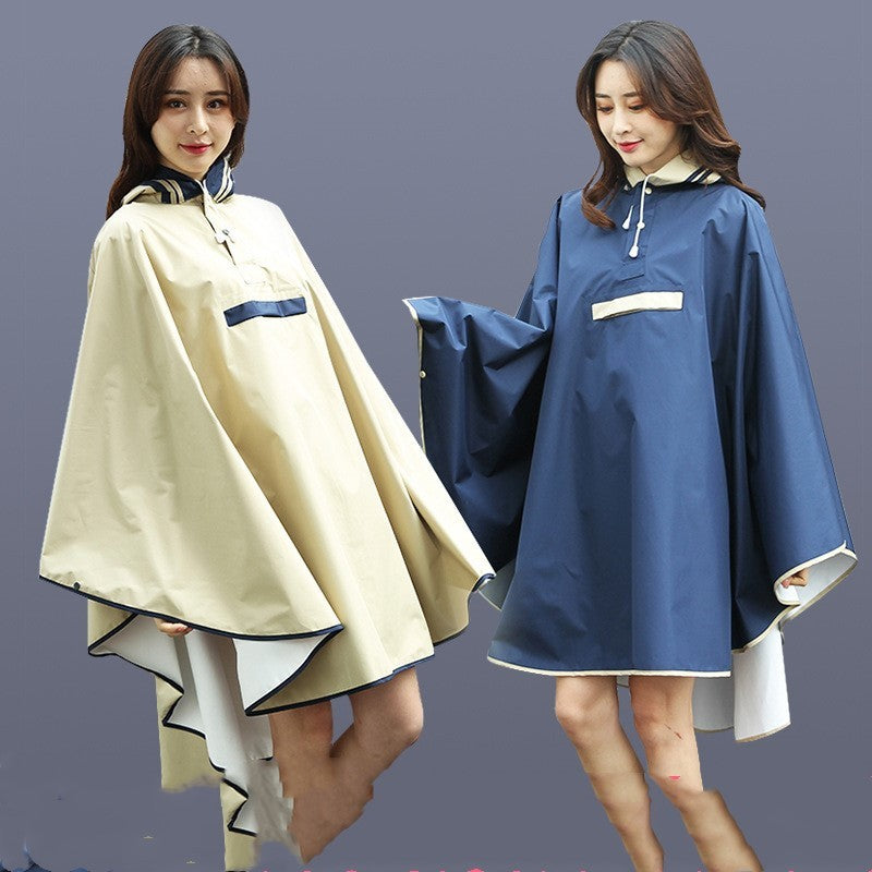 Hiking bike raincoat cloak