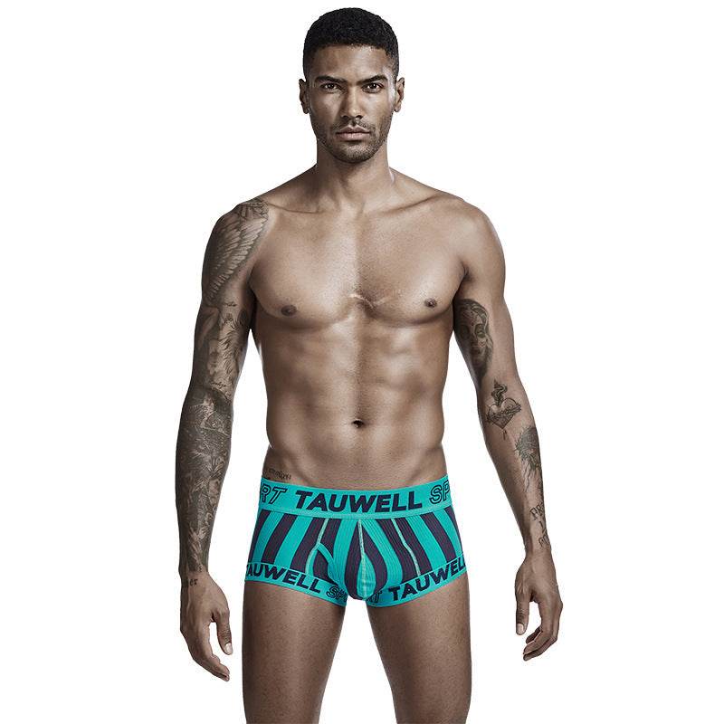 Boxer Briefs Vertical Stripe Movement - Mubimart