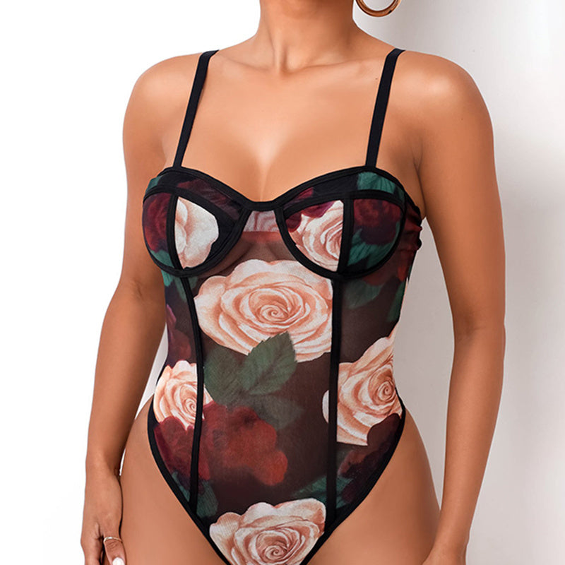 Fashion printed camisole - Mubimart -  