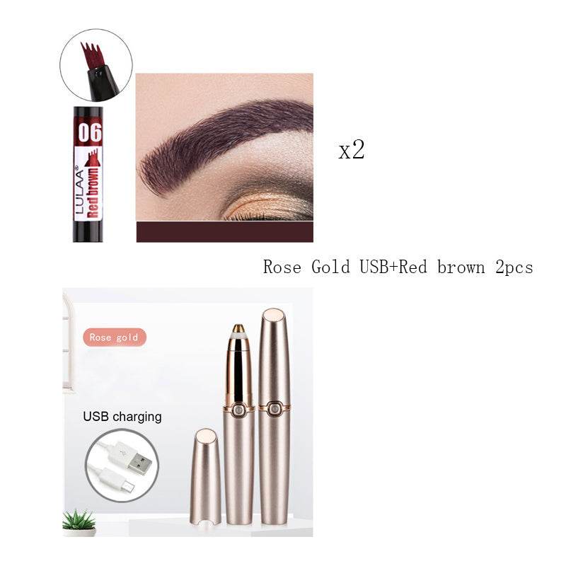 Electric Eyebrow Repairer Not Blooming Liquid Eyeliner - Mubimart