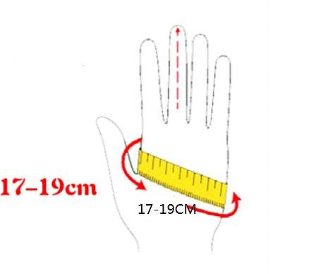 pu simulation leather plus cashmere gloves - Mubimart