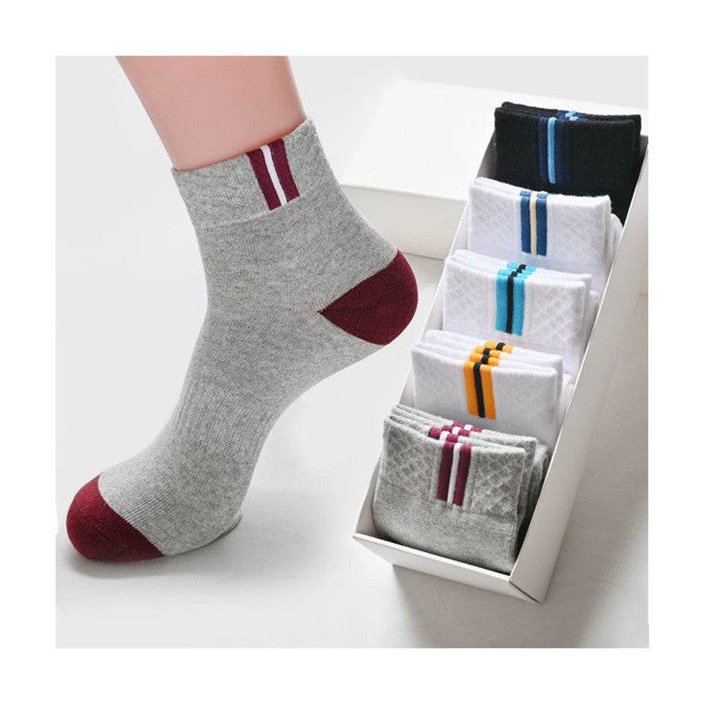Men's In-tube Socks Trendy In-tube Socks Fashion Polyester Socks - Mubimart