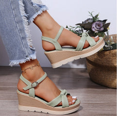 Women's Wedge Heel Sandals High-heeled