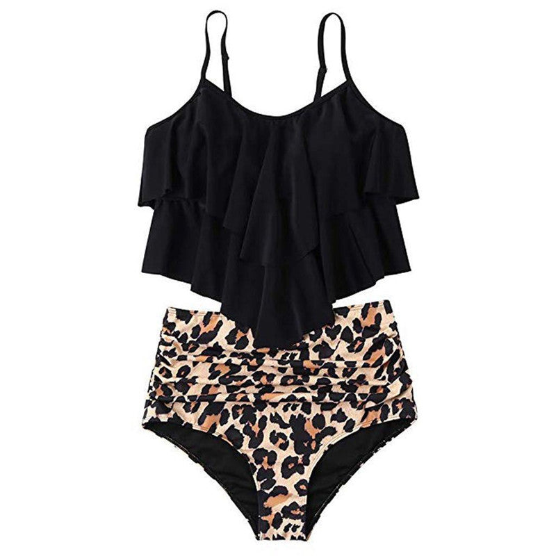 Ruffled bikini swimsuit - Mubimart -  