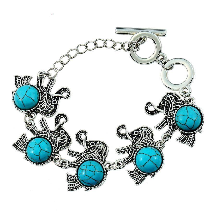 Elephant Charm Bracelet - Mubimart