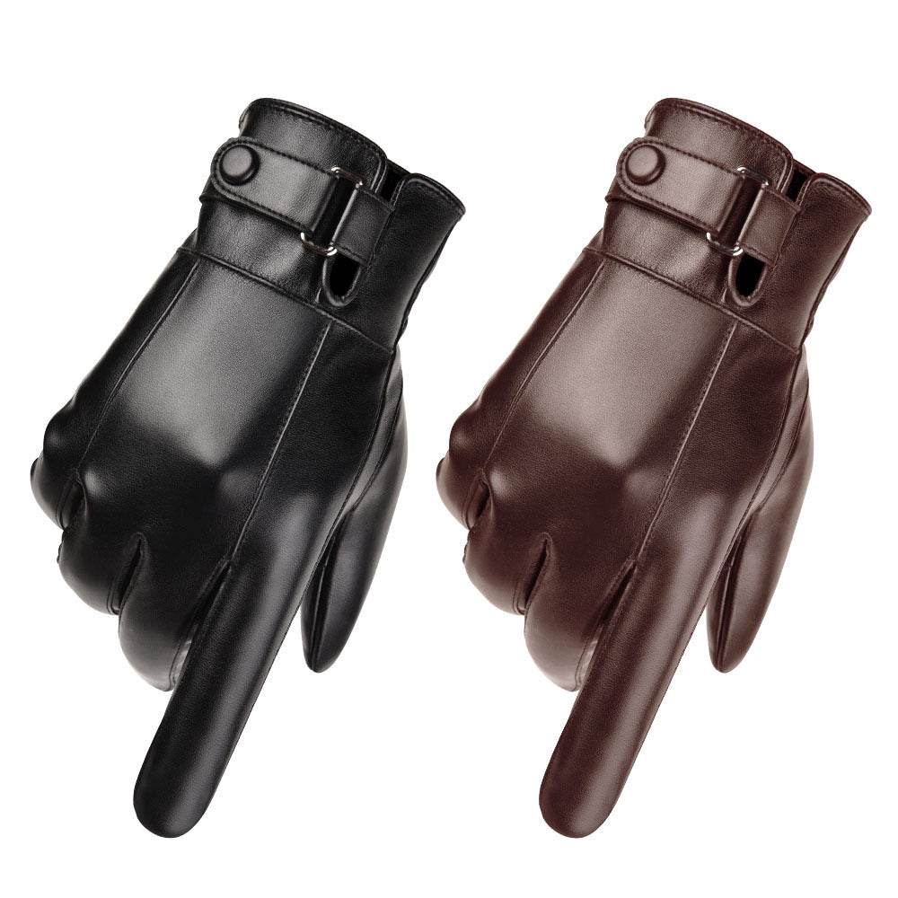 Korean wash leather gloves - Mubimart