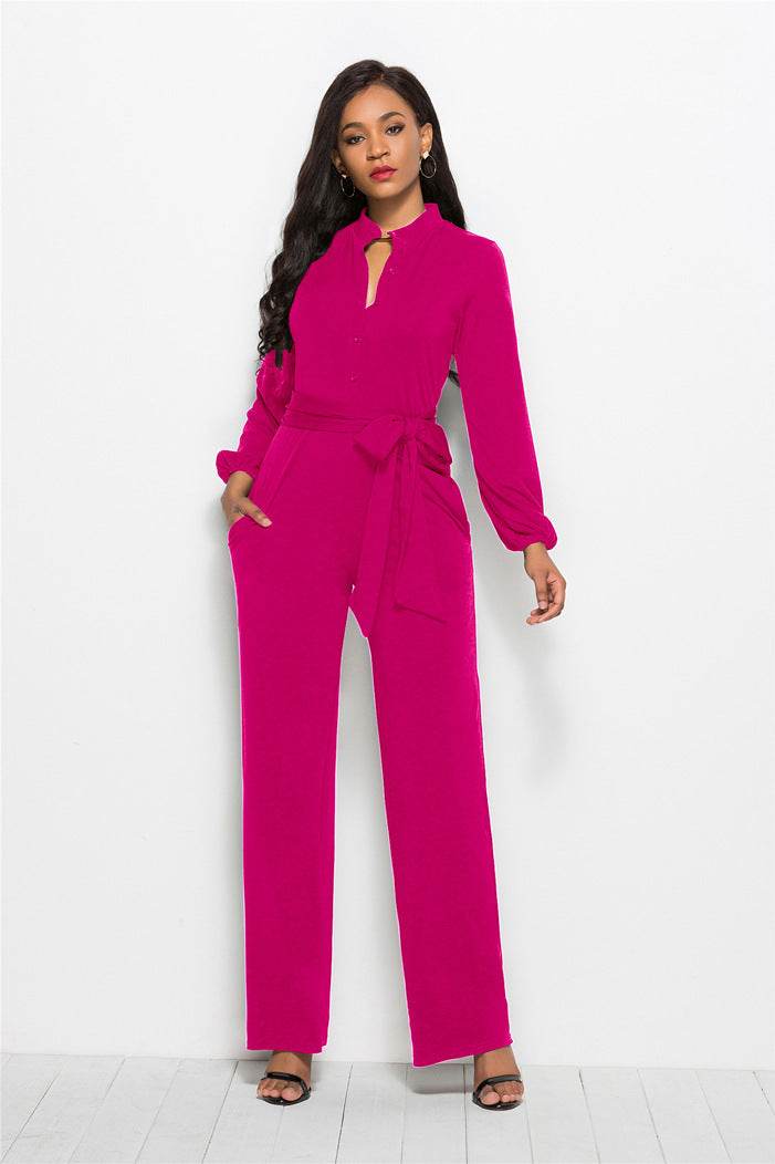 Fat woman plus large size jumpsuit - Mubimart