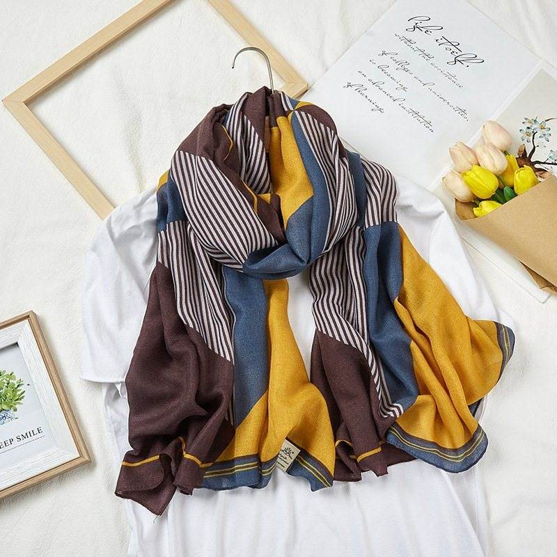 Fashionable Casual Accessories Women's Silk Scarves - Mubimart