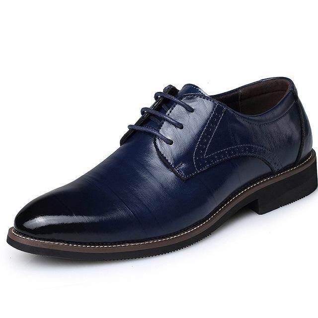 Men Leather Dress Shoes - Mubimart