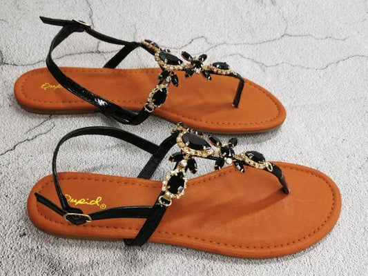 Bohemian flip-flops - Mubimart