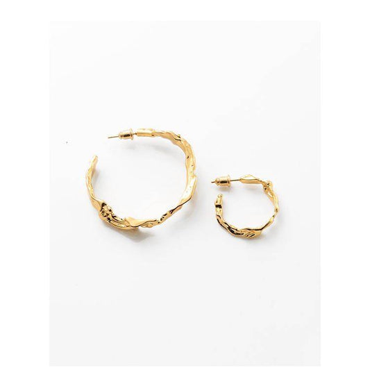 Circle Big Hoop Earrings for Women Party Jewelry Gift - Mubimart