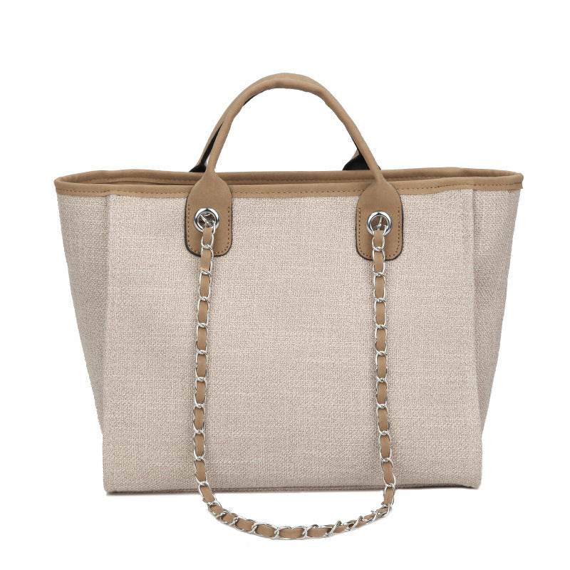 Bucket Bag Women Large Capacity Single Shoulder Diagonal Chain Tote Bag - Mubimart