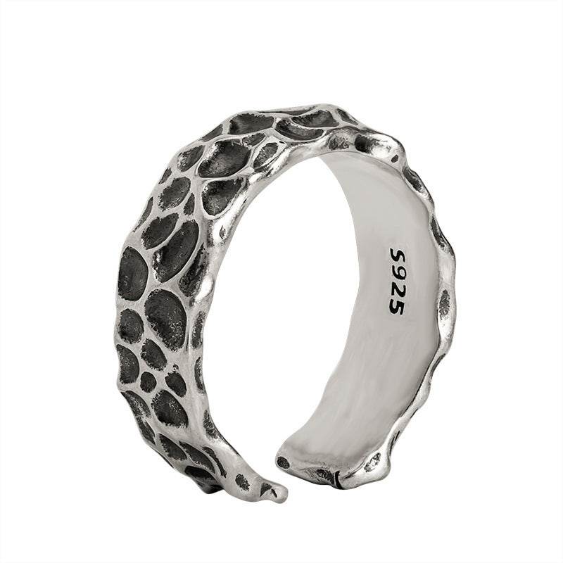 Fashion Personality Crater Ring For Men - Mubimart