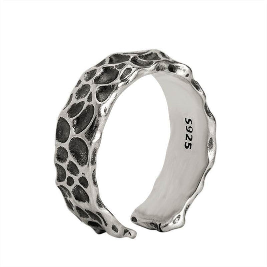 Fashion Personality Crater Ring For Men - Mubimart