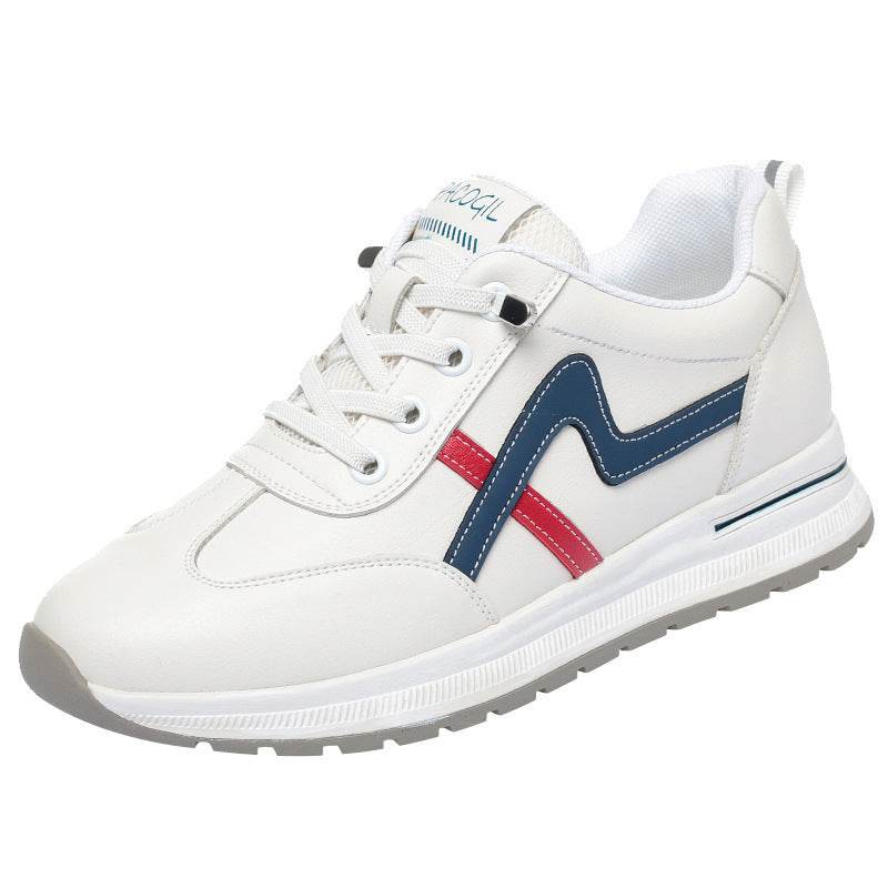 Leisure Sneaker Lightweight Soft Sole Leather Non-slip - Mubimart