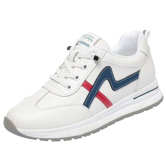 Leisure Sneaker Lightweight Soft Sole Leather Non-slip - Mubimart