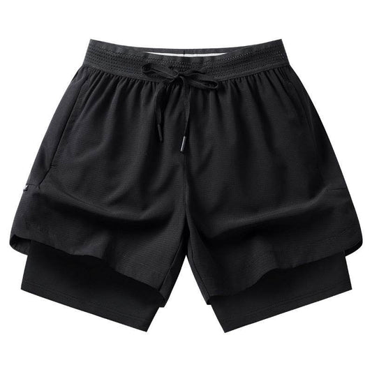 Men's Casual Fitness Quick-drying Shorts Breathable Workout Shorts - Mubimart