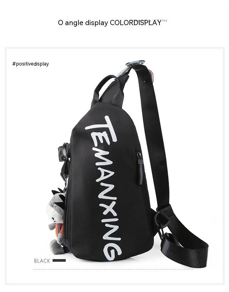 Chest Sports Student Shoulder All-match Boys Waist Bag Crossbody Small Female Messenger Bag Men - Mubimart