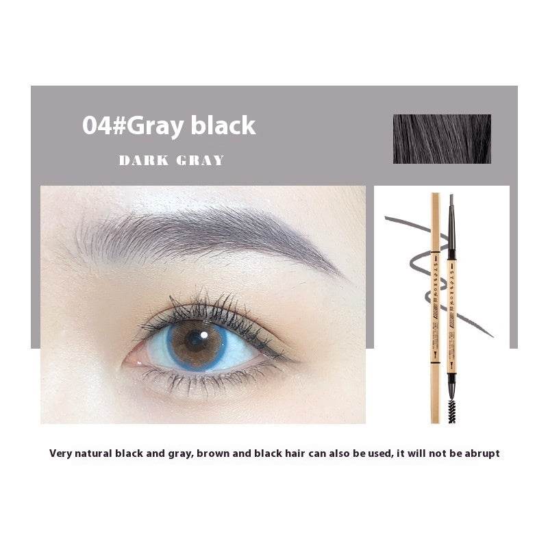 Small Gold Chopsticks Ultra-fine Eyebrow Pencil Discoloration Resistant Natural Ultra-fine - Mubimart