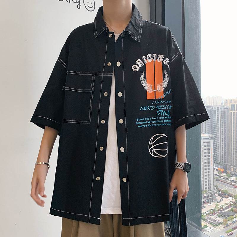Japanese tooling shirt jacket - Mubimart