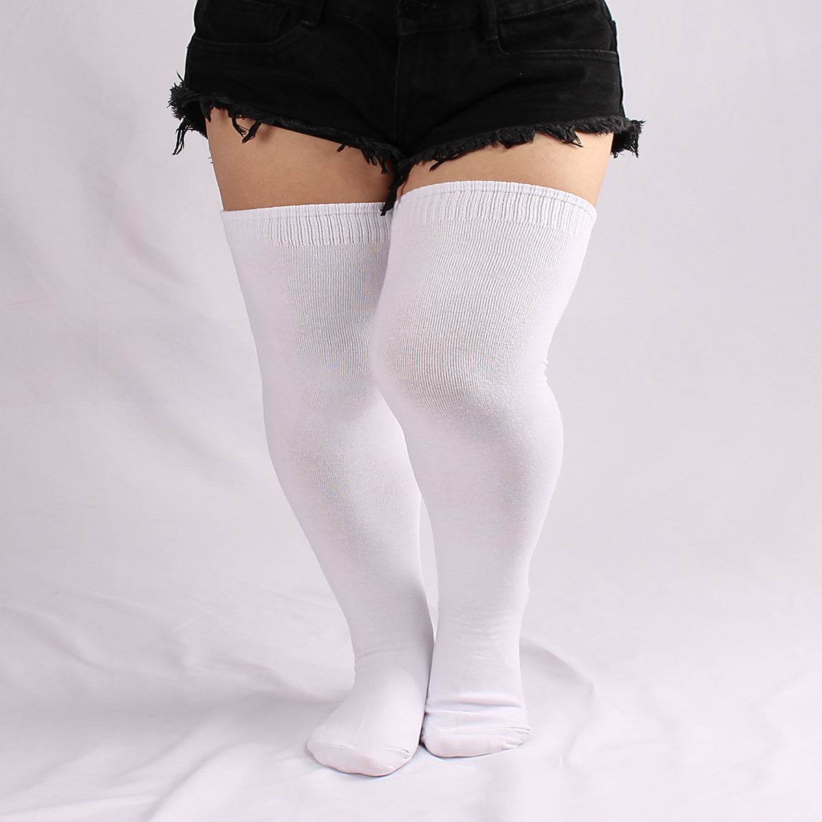 New Special Fat Ladies Knee-high Socks - Mubimart