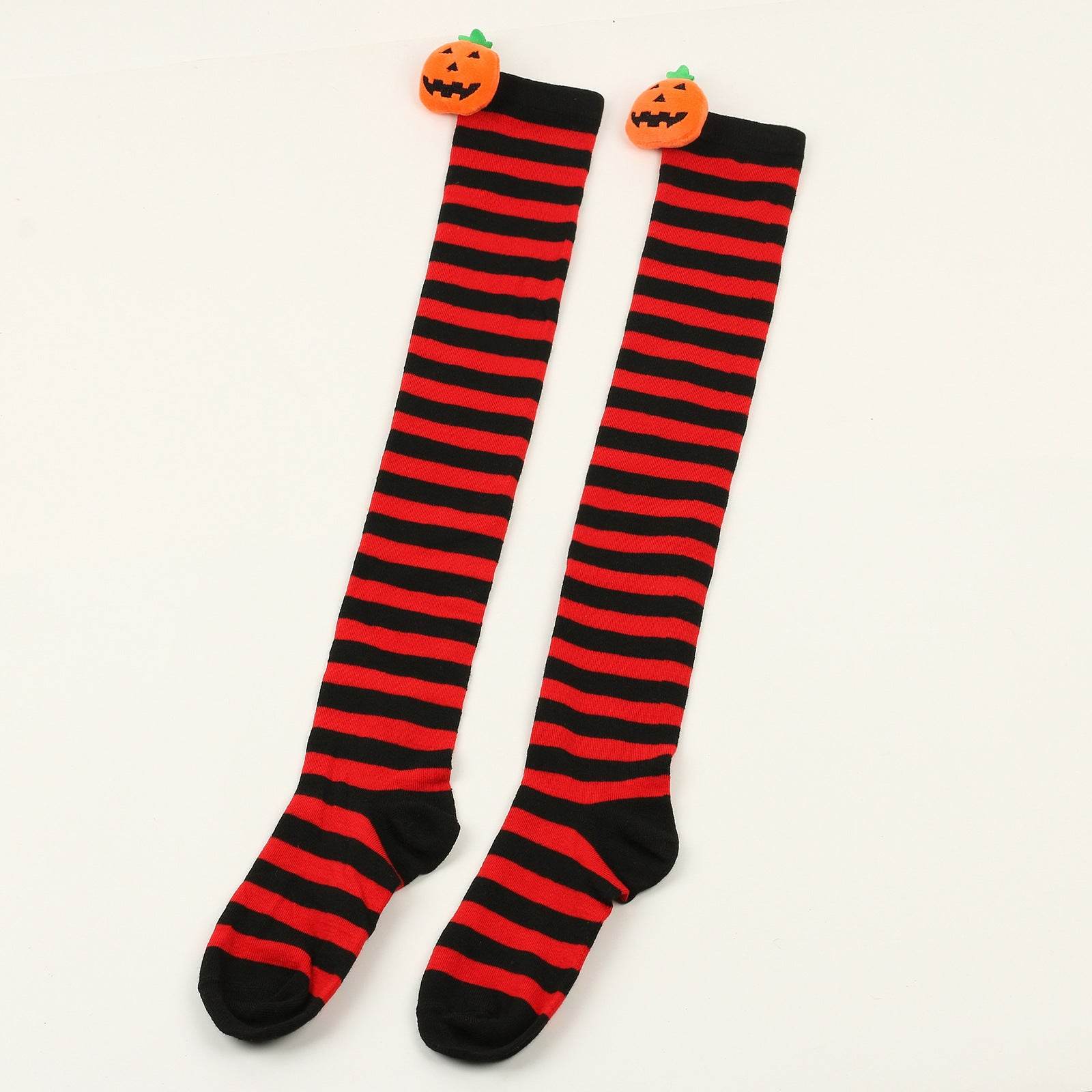 Cartoon Devil Over Knee Socks Women - Mubimart