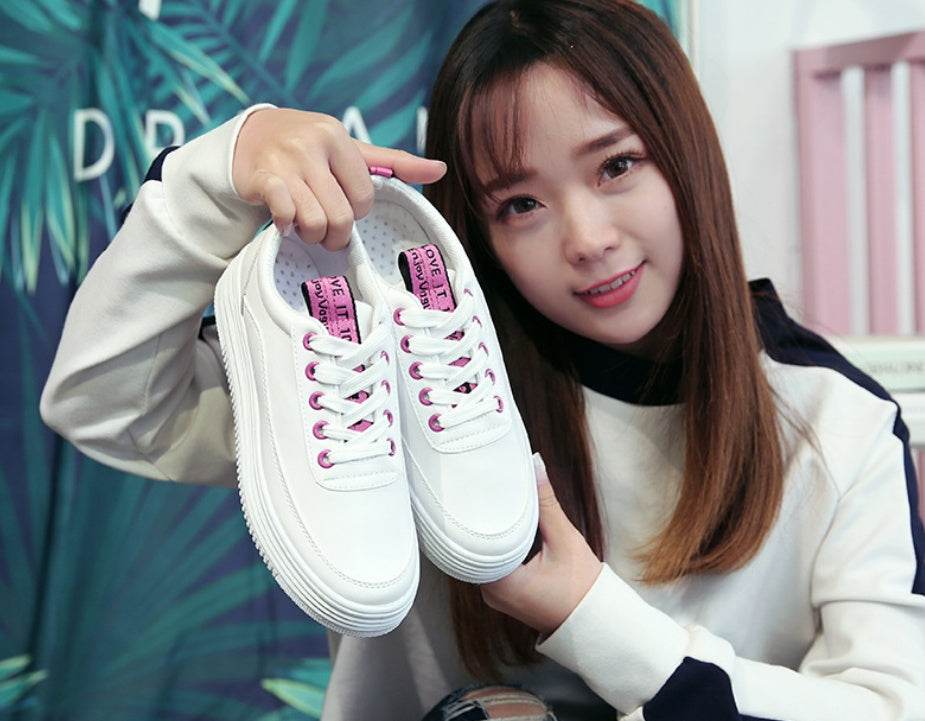 Breathable women Sneaker student casual canvas shoes - Mubimart