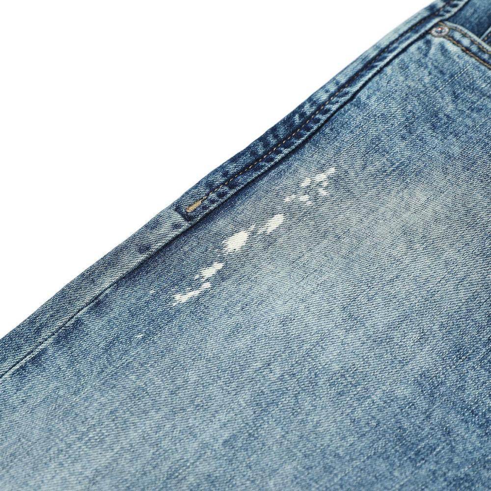 Men's washed jeans - Mubimart