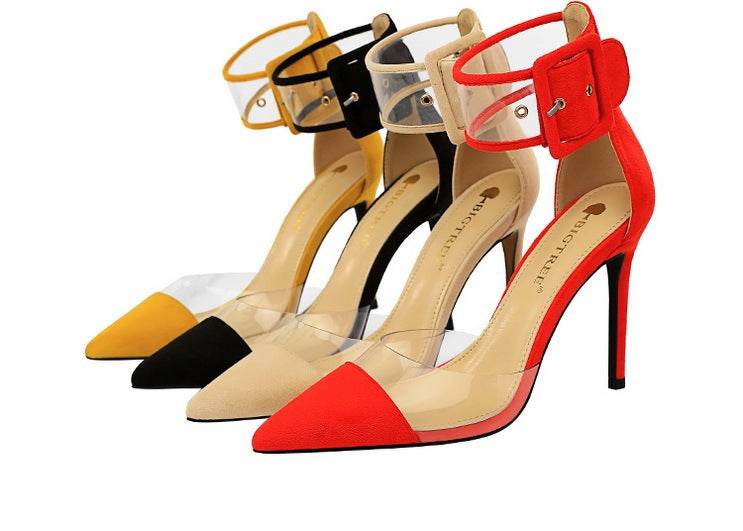 Transparent high heels - Mubimart