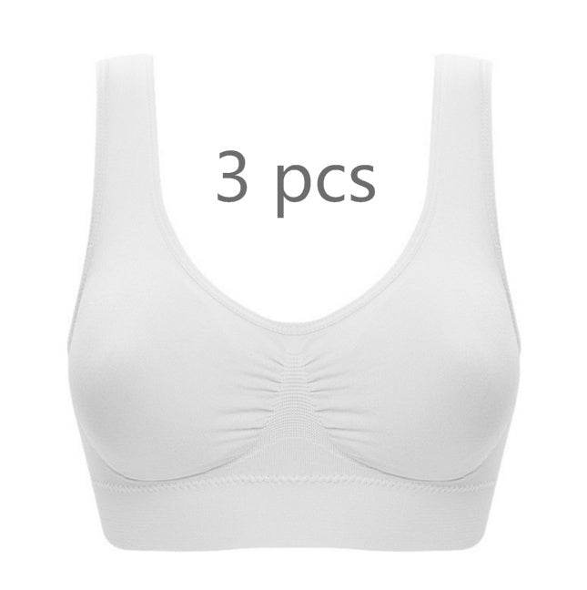 Seamless Push Up Bra 3 Pcs Set - Mubimart